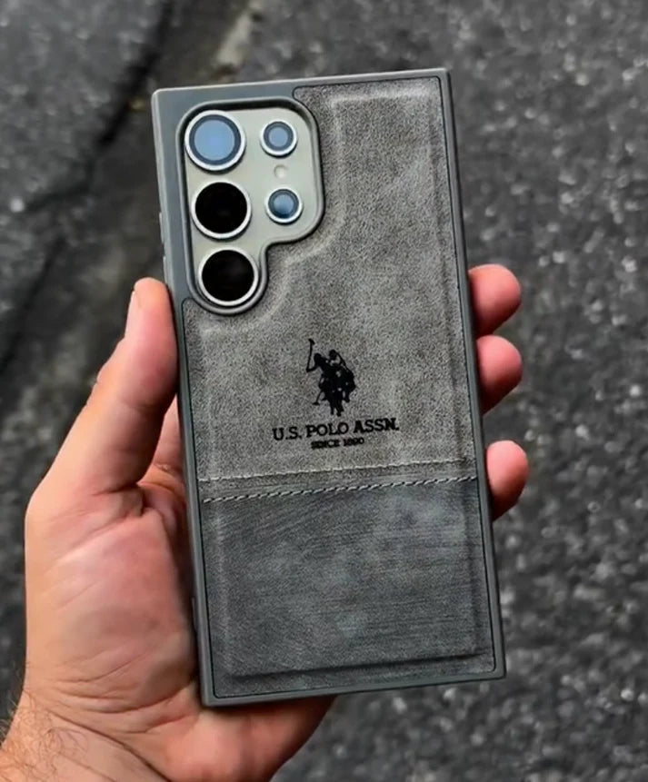 Suede Leather Polo Case